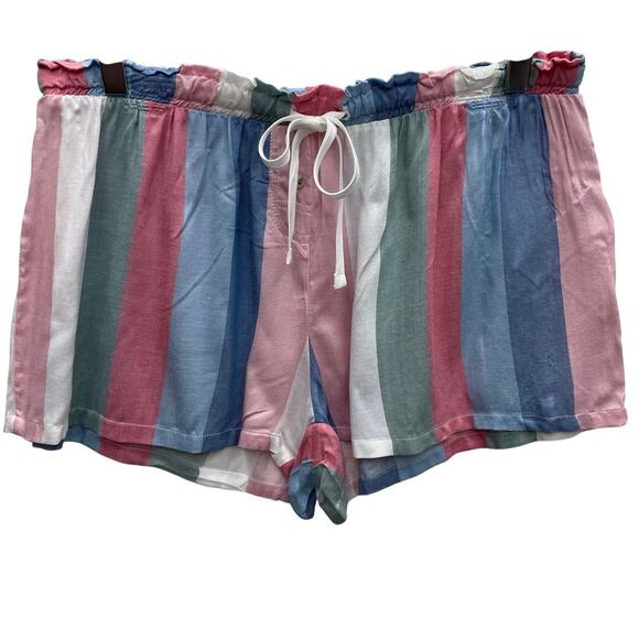 Splendid Multicolor Stripe Pajama Set Women’s Size Medium - Picture 10 of 12